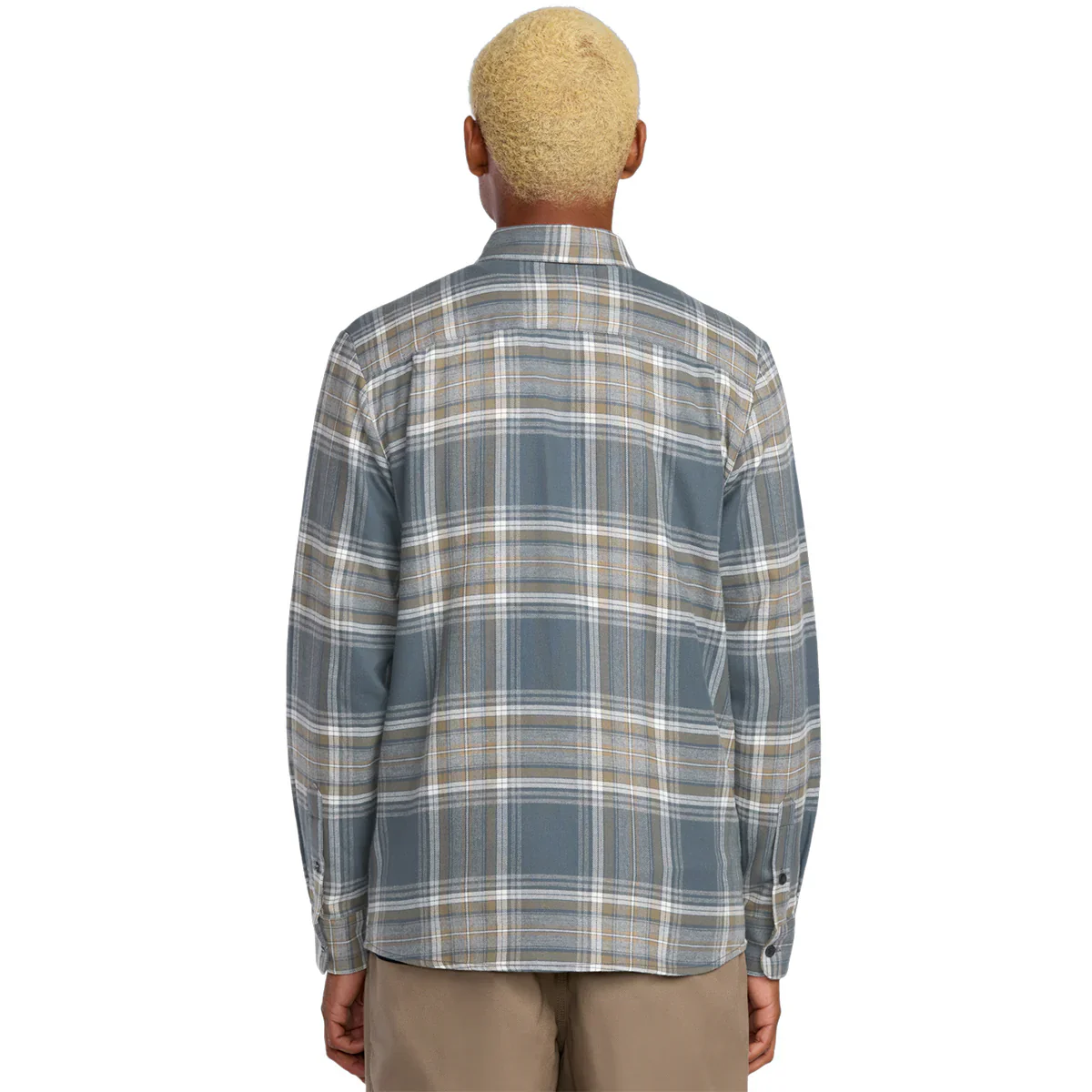 Volcom Netastone Flannel LS - Dark Slate - Image 3