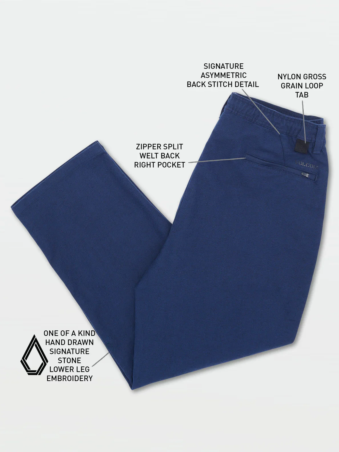 Volcom Skate Vitals Axel Loose Tapered Pants - Image 2